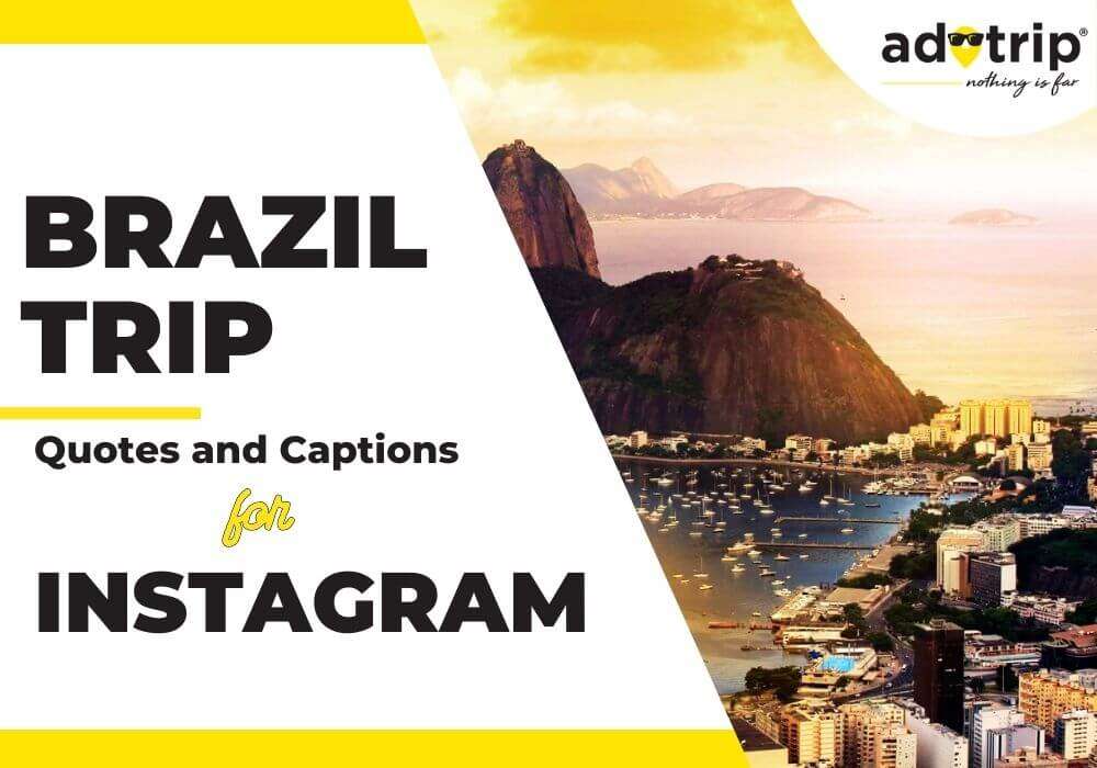 brazil trip quotes and captions for instagram